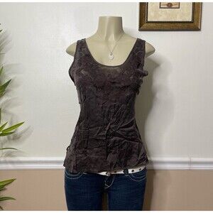 ZARA Women’s Y2K Limited Edition Satin Floral Embroidered Camisole Tank Top